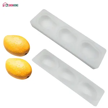 

SHENHONG Mango Silicone Cake Mold For Baking Pastry Cold Summer Mould Dessert Fruit Mousse Pan Bakeware Chocolates Moule