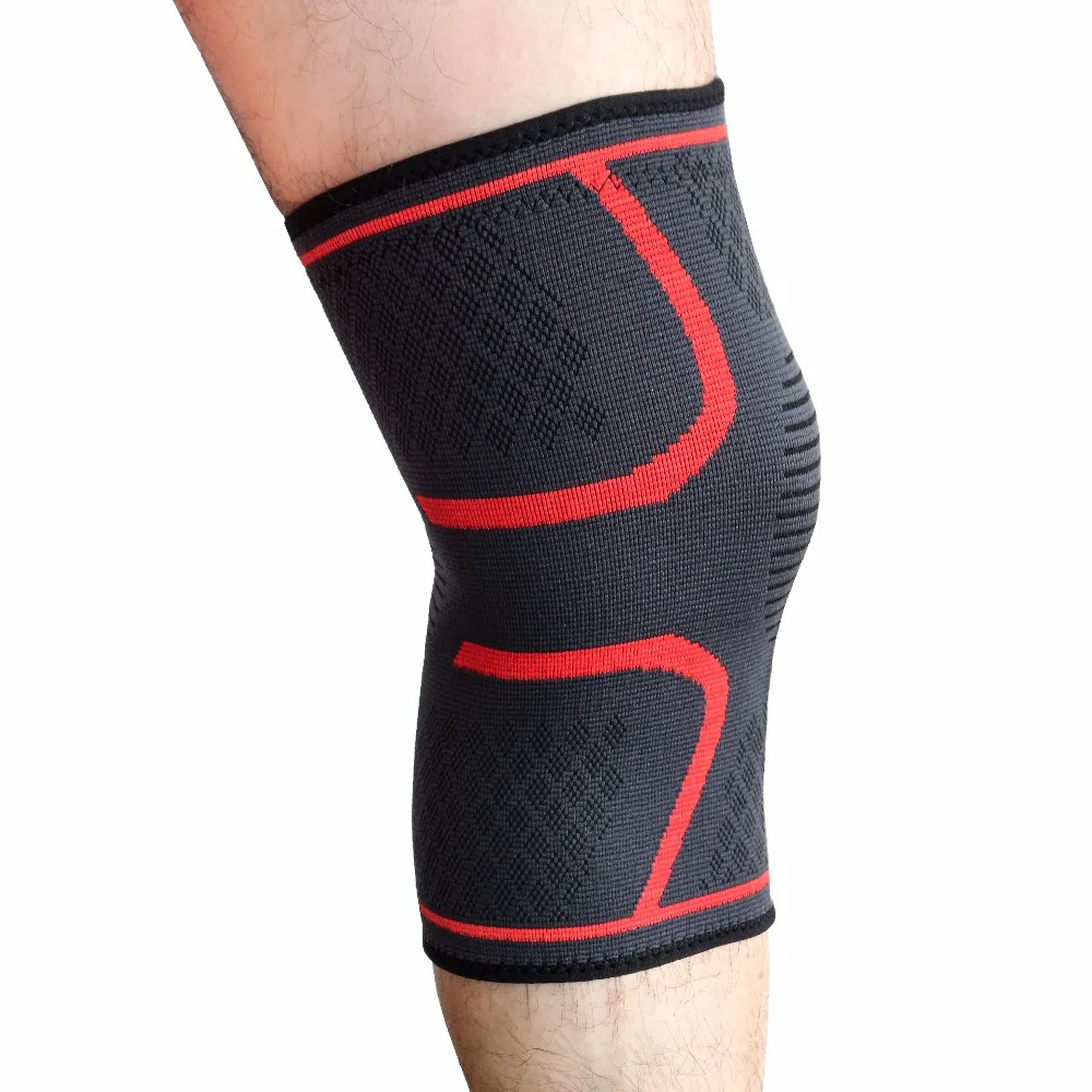 2 Pcs/lot Fitness Running Cycling Knee Support Braces Elastic Nylon