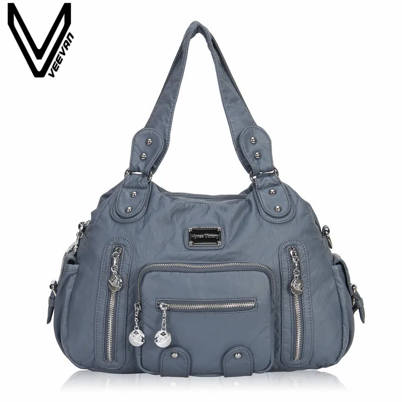 

VEEVANV New Designer Motorcycle Women Handbag Fashion Messenger Bag Leather Shoulder Bag Office Lady Tote Handbag Crossbody Bag