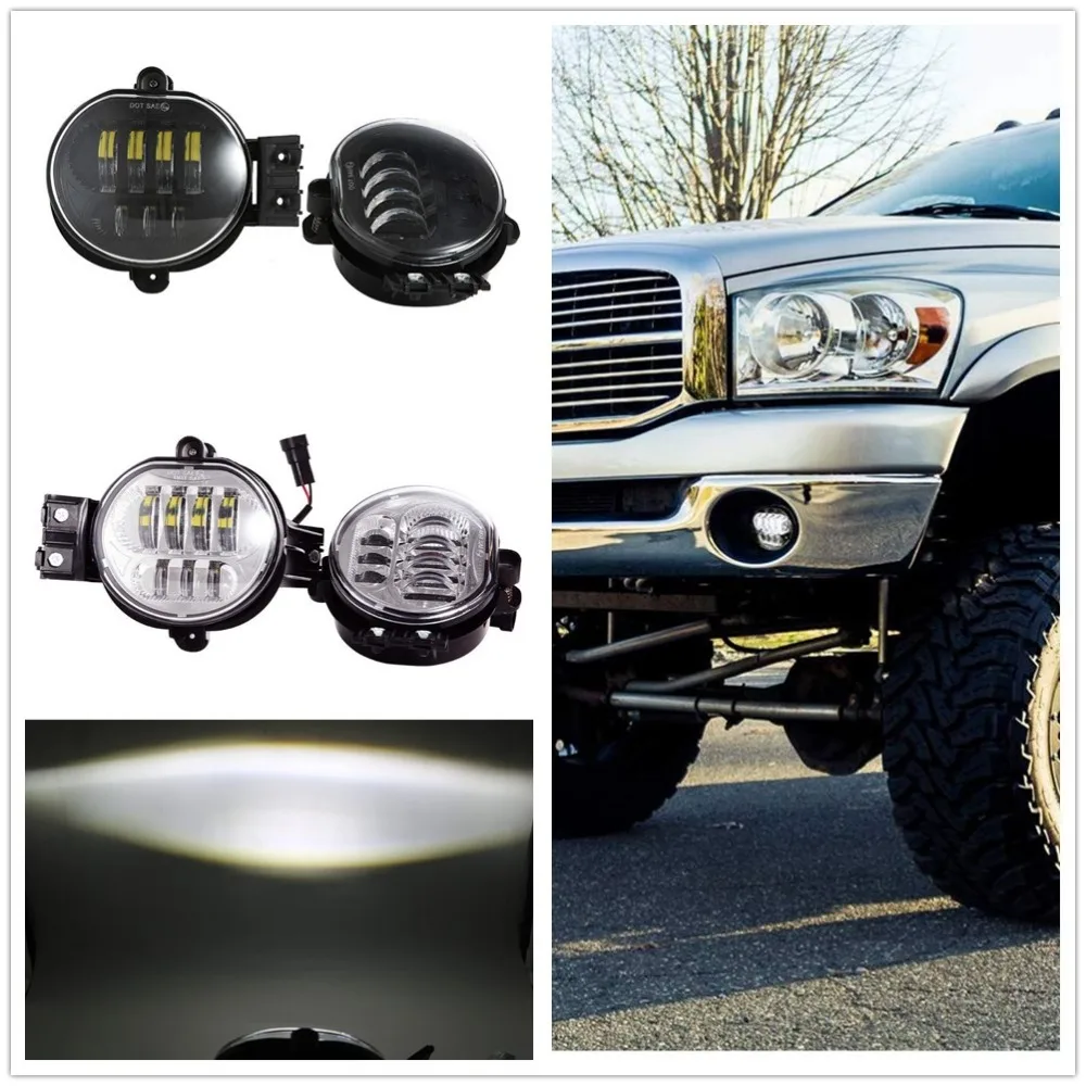 

DOT 63W Led Fog Lights For Dodge Ram 1500 2002-2008 Dodge Ram 2500 3500 2003-2009 Dodge Durango 2004-2006 Car Driving Light