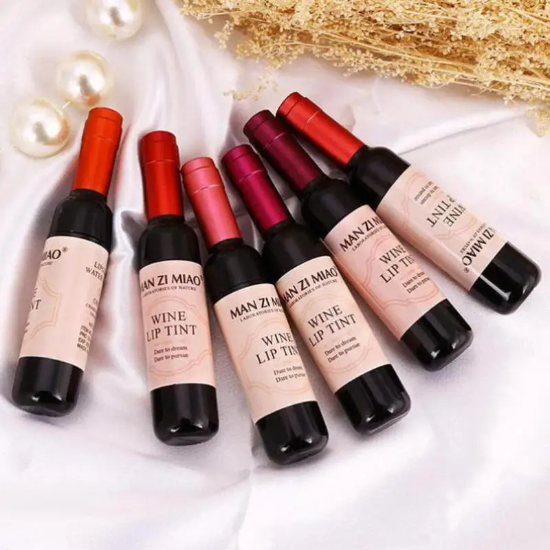 Download Aliexpress.com : Buy Red Wine Bottle Matte lip tint Lip ...