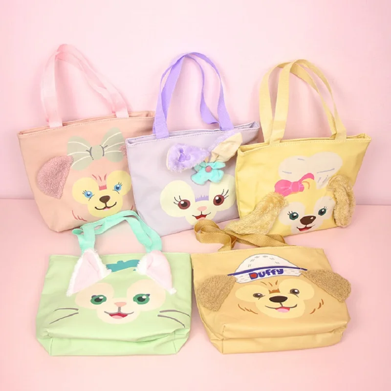 

Cute Anime Duffy Bear Shelliemay Rose Stellalou Gelatoni Cookie Dog Plush Backpack Soft Storage Shoulder bag Girls Women Gifts