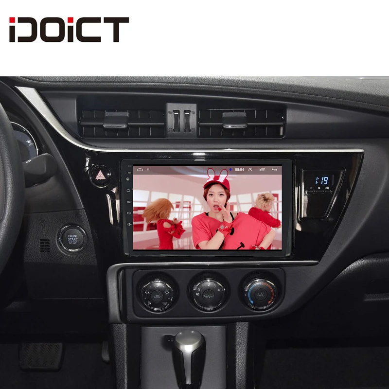 Flash Deal IDOICT Android 8.1 Car DVD Player GPS Navigation Multimedia For Toyota Corolla Auris Radio 2015-2017 car stereo 4