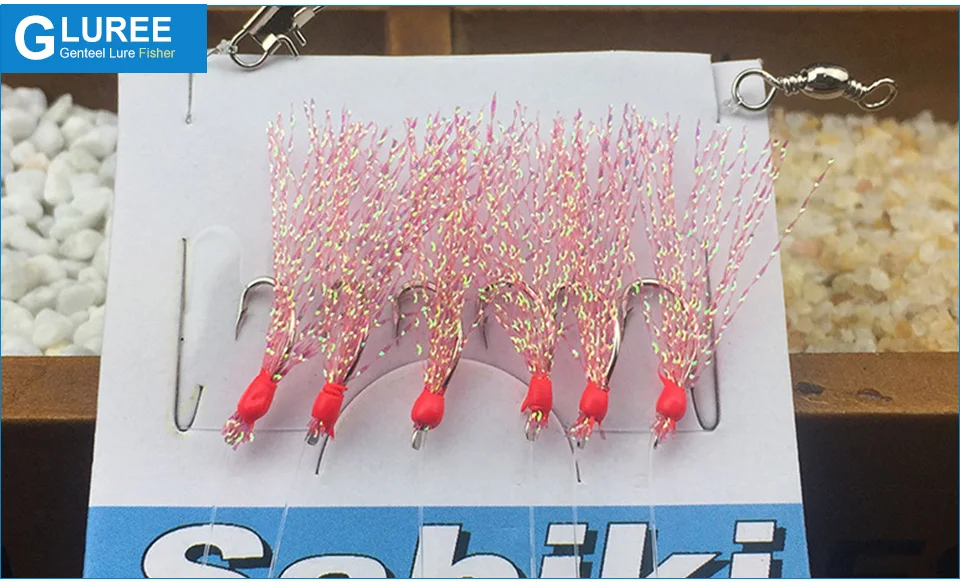 GLUREE-5PcsLot-Fishhooks-Color-Silk-String-Hook-Luminous-Fishing-Hook-Long-Wire-Bait-Line-Sea-Fishing-Tackle-Accessories_08
