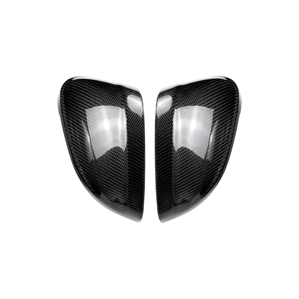 

Carbon Fiber Side Wing Mirror Covers Caps Replacement Decoration Fit For Audi A4 B9 2016+ A5 B9 2017+