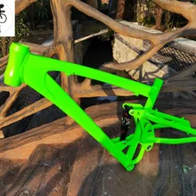 Kalosse полная подвеска велосипедная рама 26 дюймов колеса 17 дюймов мягкий хвост DIY цвета рама для горного велосипеда