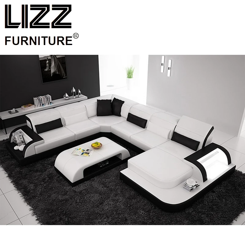 Sales Sofa Sets Luxury Furniture Set Genuine Leather Sofas