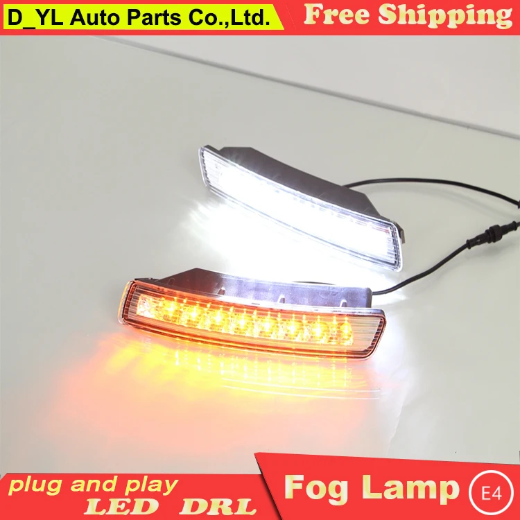 Car Styling Daytime Running Lights for VW Beetle LED DRL 2007 2010 VW Beetle LED fog Light Front