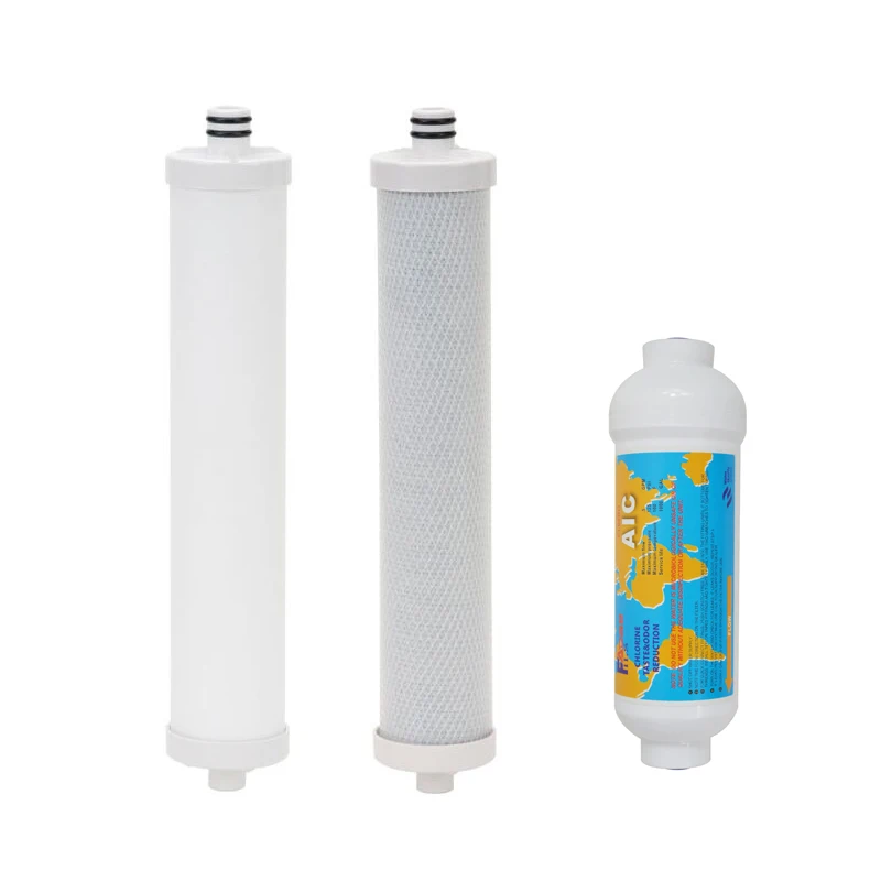 

Culligan RO Filter Set Comptaible for AC-30 Reverse Osmosis System with 3/8" Connector adapter for polishing filters- 3PCS PACK