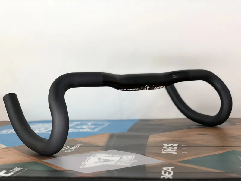 FOURIERS Aluminum road bike handlebar Ergonomic bending Road Handlebar/Bent Bar 31.8mm x 360
