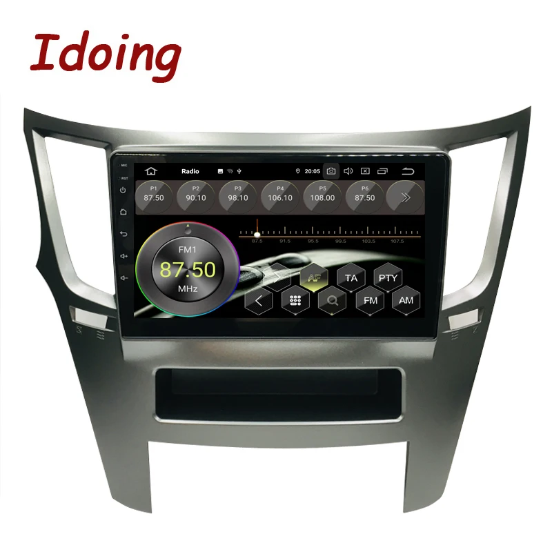 Sale Idoing 9"PX5 4G+64G Octa Core Car Android9.0 Radio Multimedia Player For Subaru Outback Legacy 2009-2014 GPS Navigation 2.5D IPS 1