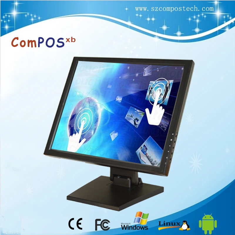 

Composxb Super-big Screen 17 inch LCD touch screen monitor for pos terminal/KTV/hotel