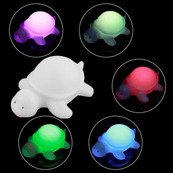 

1pcs High Quality Novelty Cute Off White Multi-Color Change LED Light Turtle Mood Lamp Night Light Glow