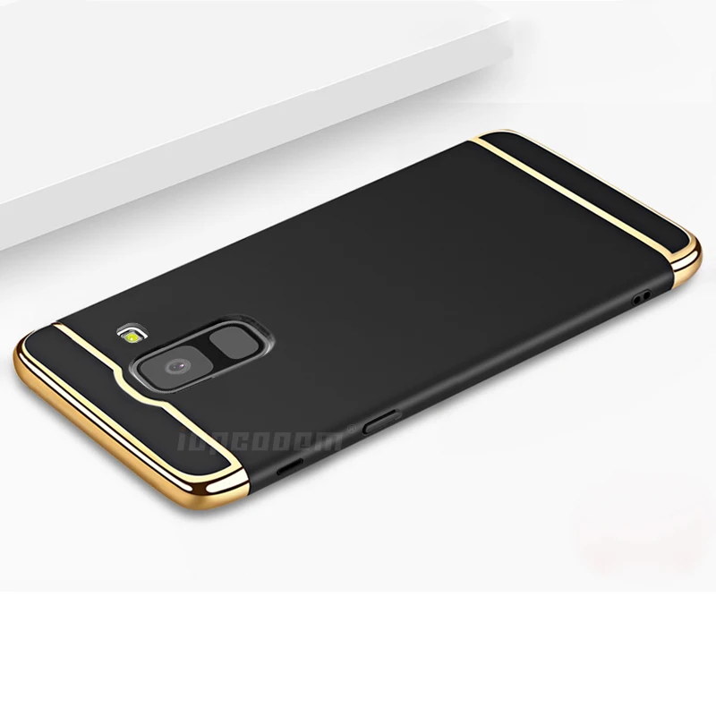 Для Samsung Galaxy J8 2018 чехол Роскошный 3 в 1 PC жесткий для J800 J800F SM чехол|Чехлы-накладки| |