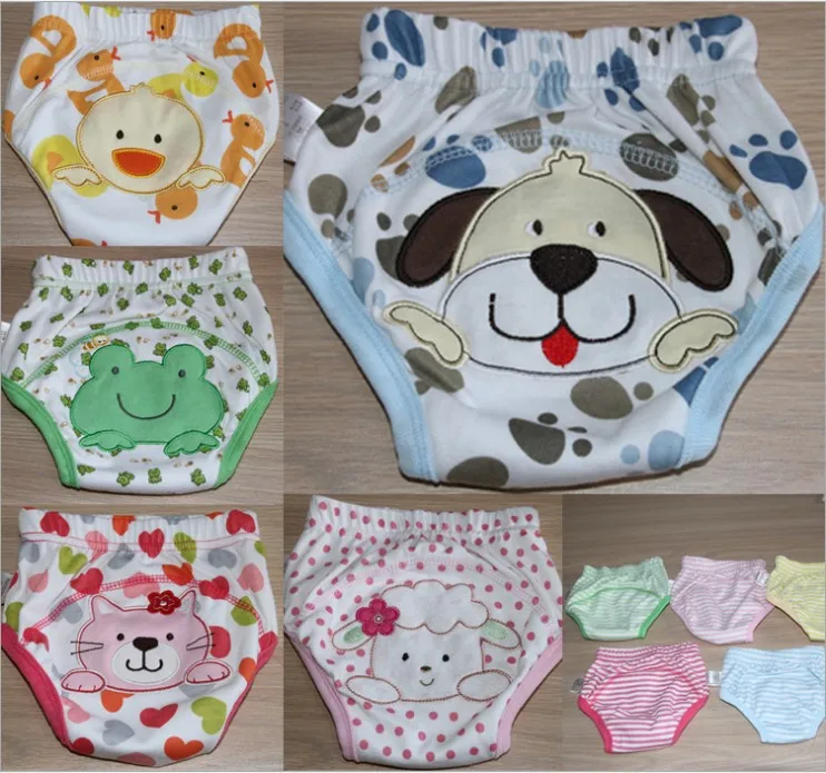 100 cotton unisex training pants baby animals designs underwear