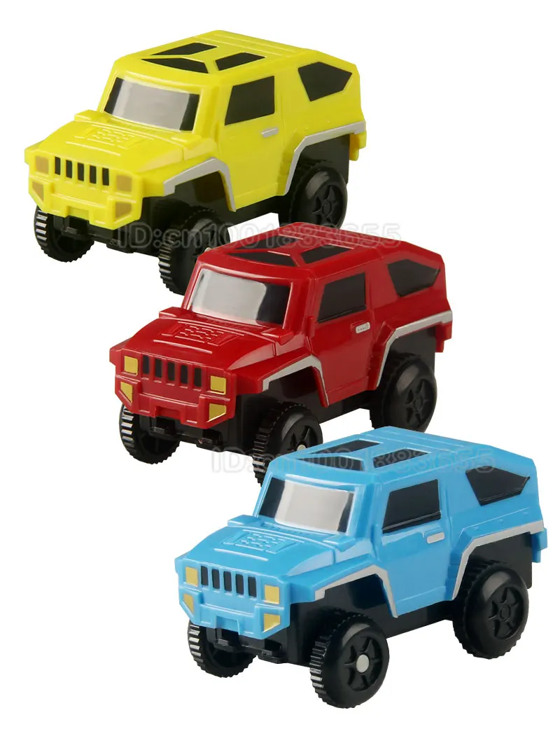 YUKALA автомобильный трек электронный светодиодный игрушечный автомобиль мигающий свет железнодорожные машинки Набор обучающая модель для скольжения игрушки для детей Подарки для мальчиков