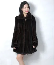 genuine mink fur coat short with turn down collar 2016 winter woman fashion real natural mink