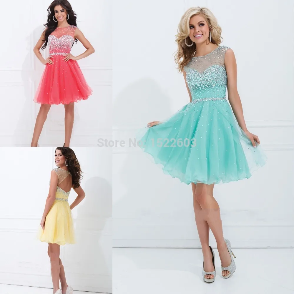 Teal Knee Length Dresses
