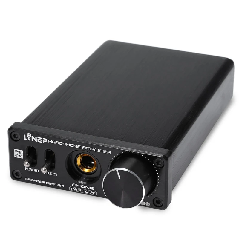 

Lynepauaio Headphone Amplifier Tpa6120+Tda2030+Ne5534 Chip Driver 16-600 Ohm High Impedance Headphone Signal Amplifier(Us Plug