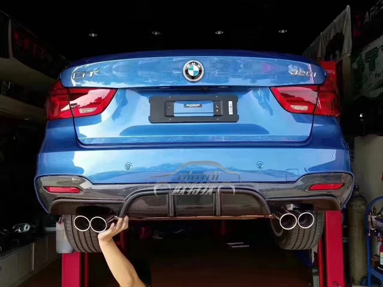 Задний диффузор из углеродного волокна, 3 вида высоты каблука; Цвет для BMW 3 серии GT F34 M Спорт бампер 4 двери- автомобильные аксессуары для укладки волос