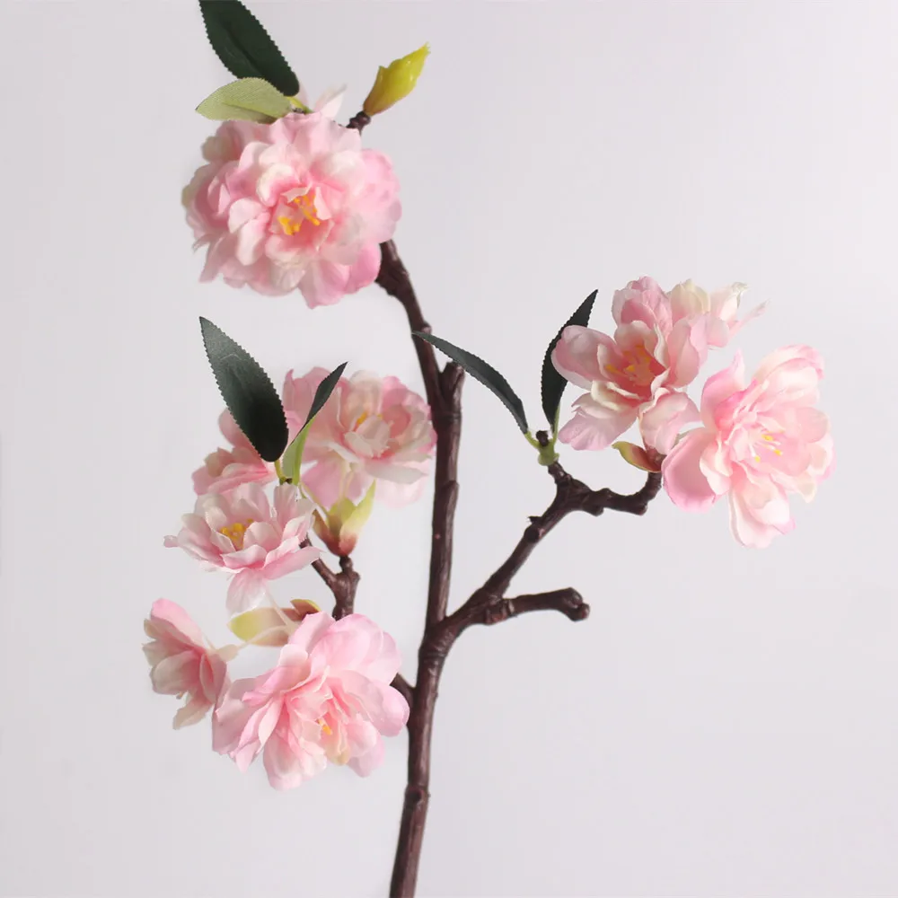 Artificial Silk Flower Mini Cherry Blossom Sakura For Wedding Party Table Decor Acessorise Flores (11)