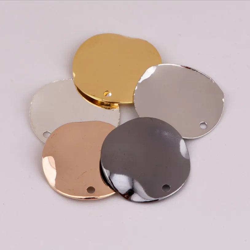 

5PCS Creative Mix Punk Necklace Pendant Vintage Man Wave round DIY Bracelet Ear loop Charms Jewelry Accessories Crafts Women