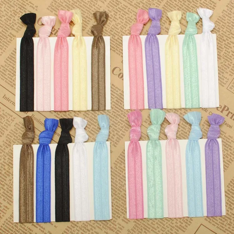 

NEW sale Fixed Set 5/8 " 16mm solid color printed FOE ribbon , 1 pack 5 pieces packing with card