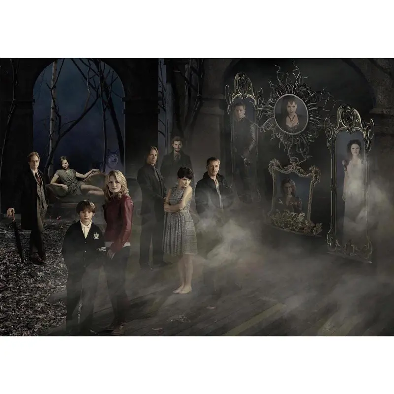 Зеленый Once Upon a Time домашний интерьер украшения Крафт Фильм плакат рисунок core наклейки на стену - Цвет: Зеленый