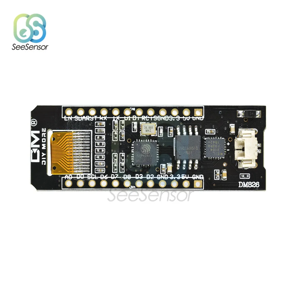 ESP8266 wifi чип 0,91 дюймов OLED CP2014 32Mb Flash ESP 8266 модуль Интернет вещей плата PCB для Arduino макетной платы