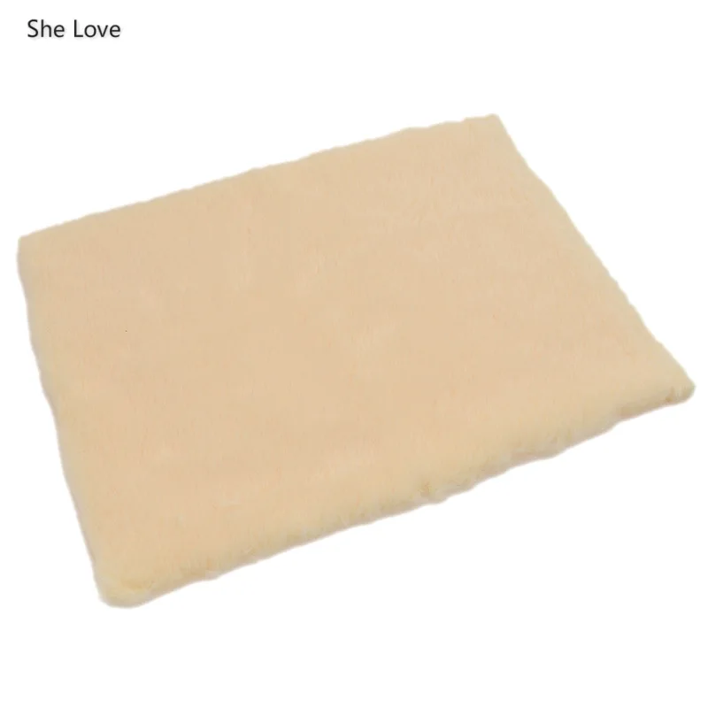 She Love 21X29 см мягкая иммитационная меховая ткань Швейные материалы для сумок луки