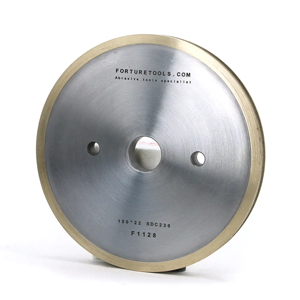 Diamond pencil grinding wheel for 3~12mm glass round edge,straight edge processing with fixing hole M001b