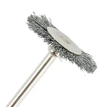 60 шт. стальная проволочная щётка щетки для колес щетка для полировки набор для шлифовальный станок Инструменты