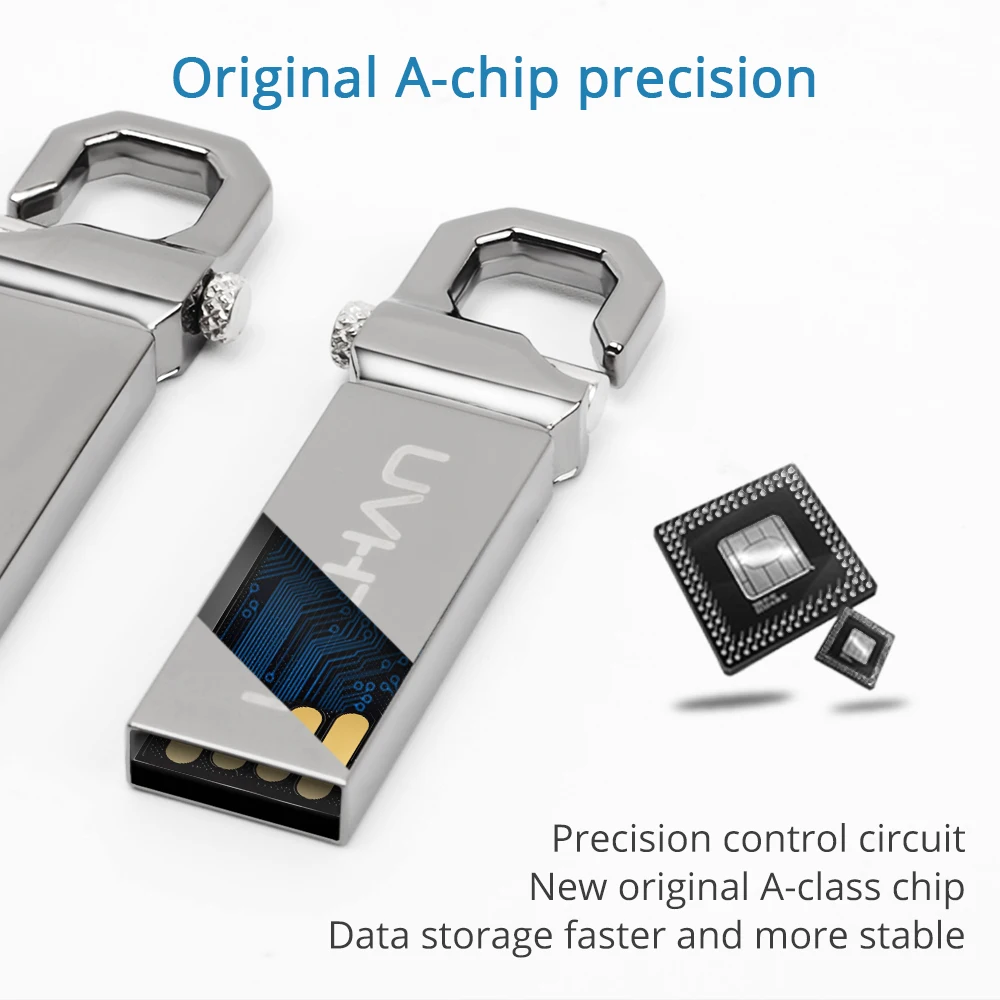 LEIZHAN металлический USB флеш накопитель 64 ГБ хорошего качества 32 16 8 4 Гб 2 0|USB