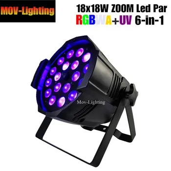 

18x18W RGBWA UV 6in1 inddor Par Can Zoom Led Par Light For Birthday Party Dj