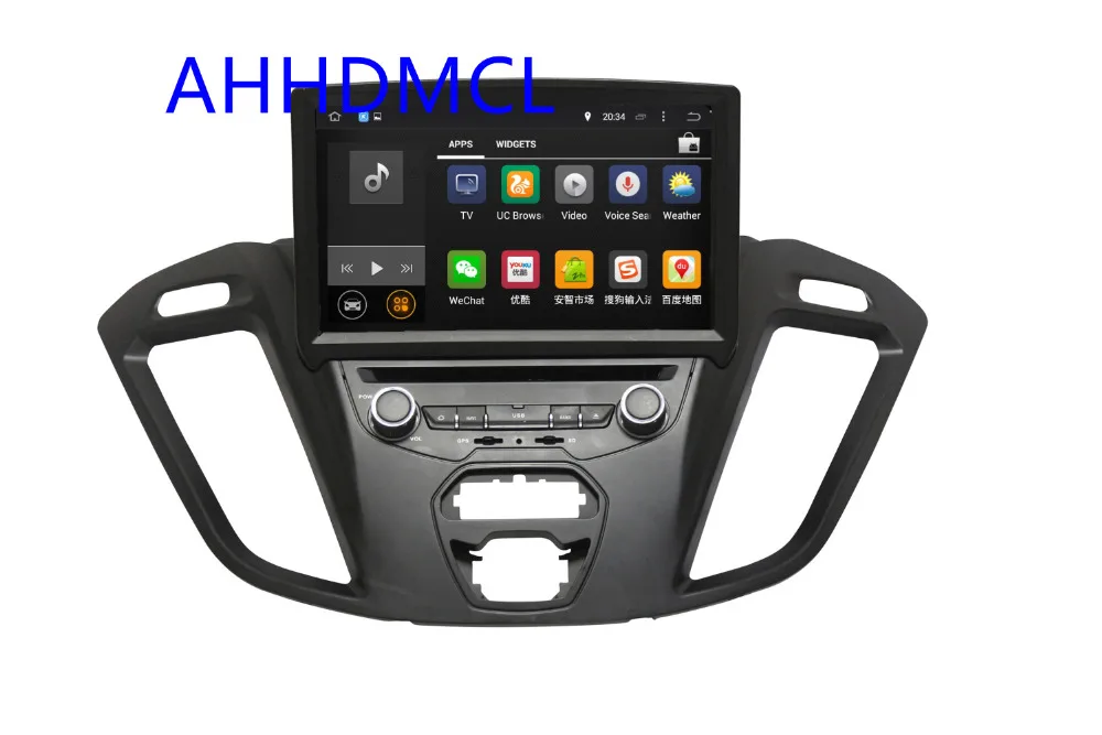 Discount AHHDMCL Car Multimedia Player Stereo DVD Android 9.0 GPS For Ford Tourneo Transit 150 250 350 350HD 2013 2014 2015 2016 2017 4