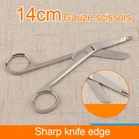 High-quality stainless steel bandage scissors gauze scissors accessories scissors 14cm 18cm surgical tools quality assurance 1