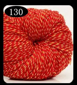 Акриловая смесь полиэстер вязание швейная пряжа использовать для вязаный коврик и тапочки Пряжа мягкая и жесткая пряжа - Цвет: 130
