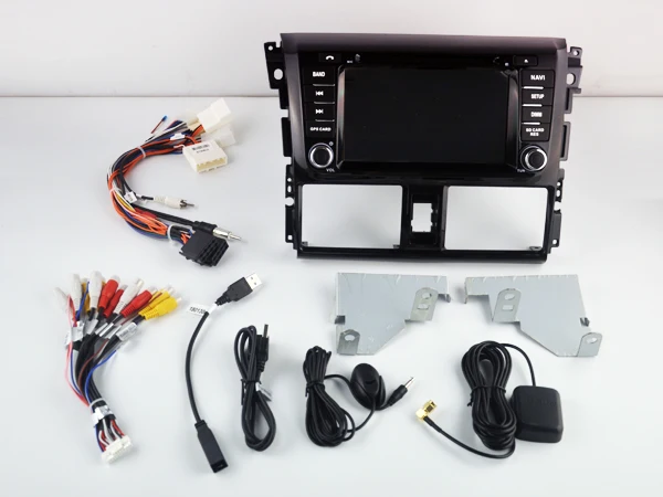 Navirider Авторадио gps навигация android 9,0 автомобильный Радио плеер для TOYOTA YARIS Vios Bluetooth DVD стерео авто аксессуары