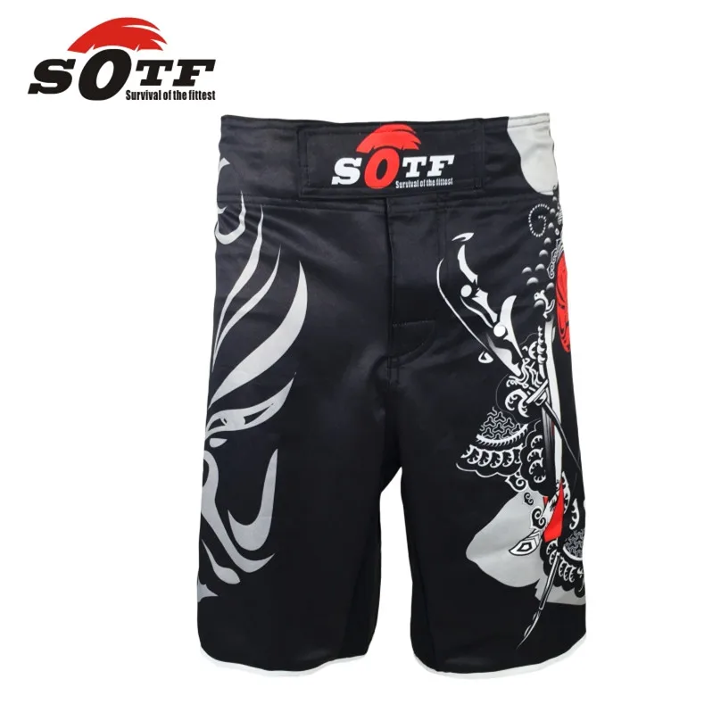 Мужские черные и синие шорты для бокса дышащие быстросохнущие muaythai Tiger Muay Thai mma