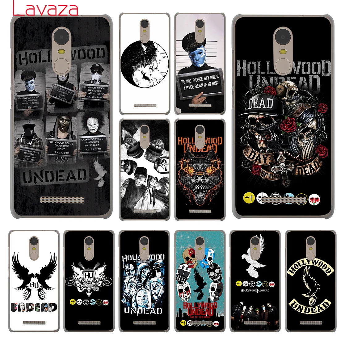 

Lavaza hollywood undead Hard Phone Cover Case for Xiaomi Redmi 6A 4A S2 GO Note 7 5 Plus 4 6 Pro 4X 5A Prime Cases