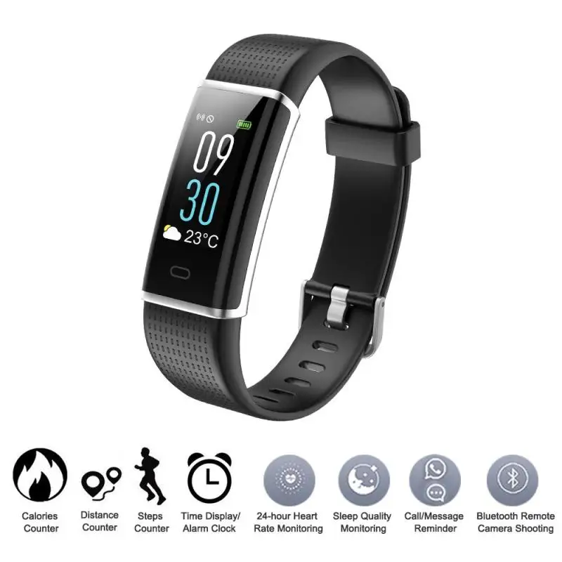 

Waterproof heart rate monitor sphygmomanometer Waterproof Smart Digital Watch Multifunction Health Care Activity Tracker aid C3