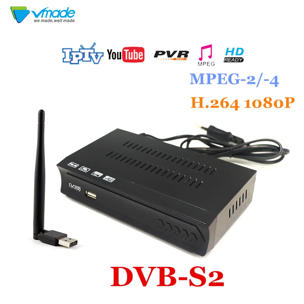 DVB S2 M5 Satellite receiver HD Digital TV Receivable FTA MPEG4 DVB-S2 TV Receiver Tuner with USB WIFI Media Player SET TOP BOX