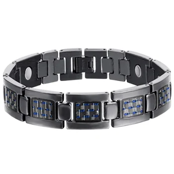For Arthritis Accessories Charm Bangles Men Bracelet Magnetic Titanium Gift Chain Health Therapy Jewelry Simple Valentines Day
