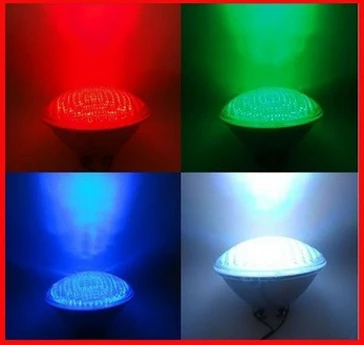 

New RGB High quality plastic housing Par56 led underwater swimming pool bulb lamp light+ remote control 558pcs led.free shipping