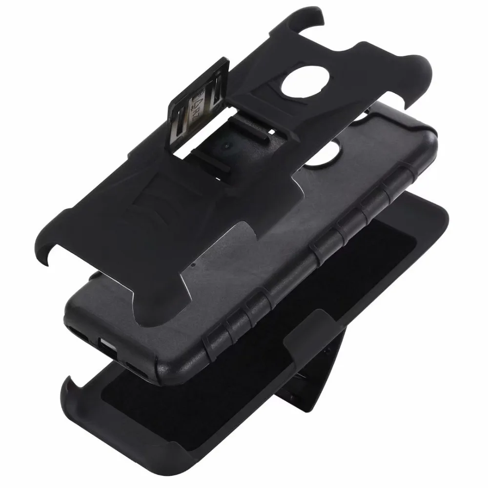 Heavy Duty Impact Swivel Belt Clip Armor Case Cover sfor Huawei Y5 2018 Y3 Y7 Y6 Prime Honor 7A Y9 2018 Armor Holster Capa Coque (5)
