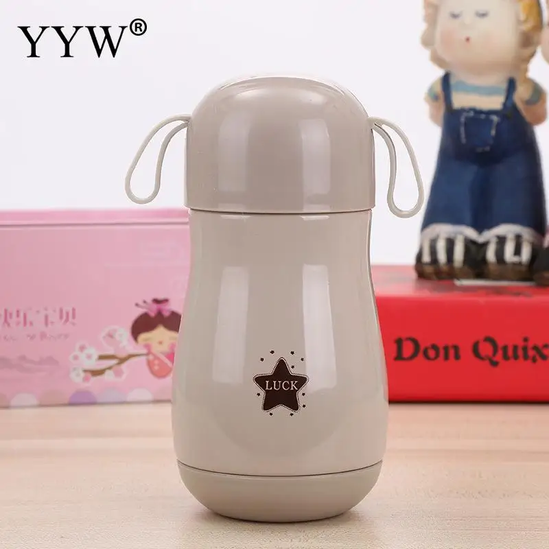 300ml Cute Thermos Cup Mug Vacuum Stainless Steel Insulated Mugs Thermal Bottle Thermoses Vacuum Flask Portable Water Bottles