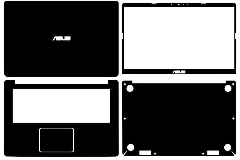 Специальный чехол для ноутбука из углеродного волокна, виниловые наклейки, чехол для, ASUS VivoBook S510 S510UA S510UN S510UQ X510UQ X510 15,6"