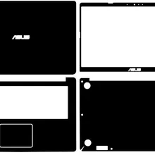 Специальный чехол для ноутбука из углеродного волокна, виниловые наклейки, чехол для, ASUS VivoBook S510 S510UA S510UN S510UQ X510UQ X510 15,6"