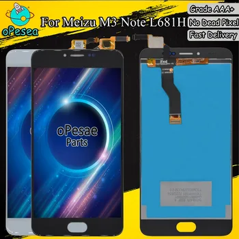 

oPesea 5.5'' For Meizu M3 Note L681H LCD Display Panel Touch Screen Digitizer Glass Sensor Assembly With Frame