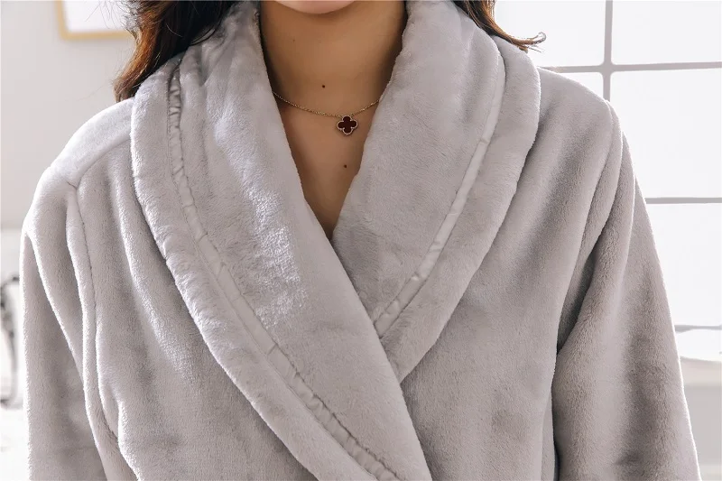 grey flannel robes women (4)